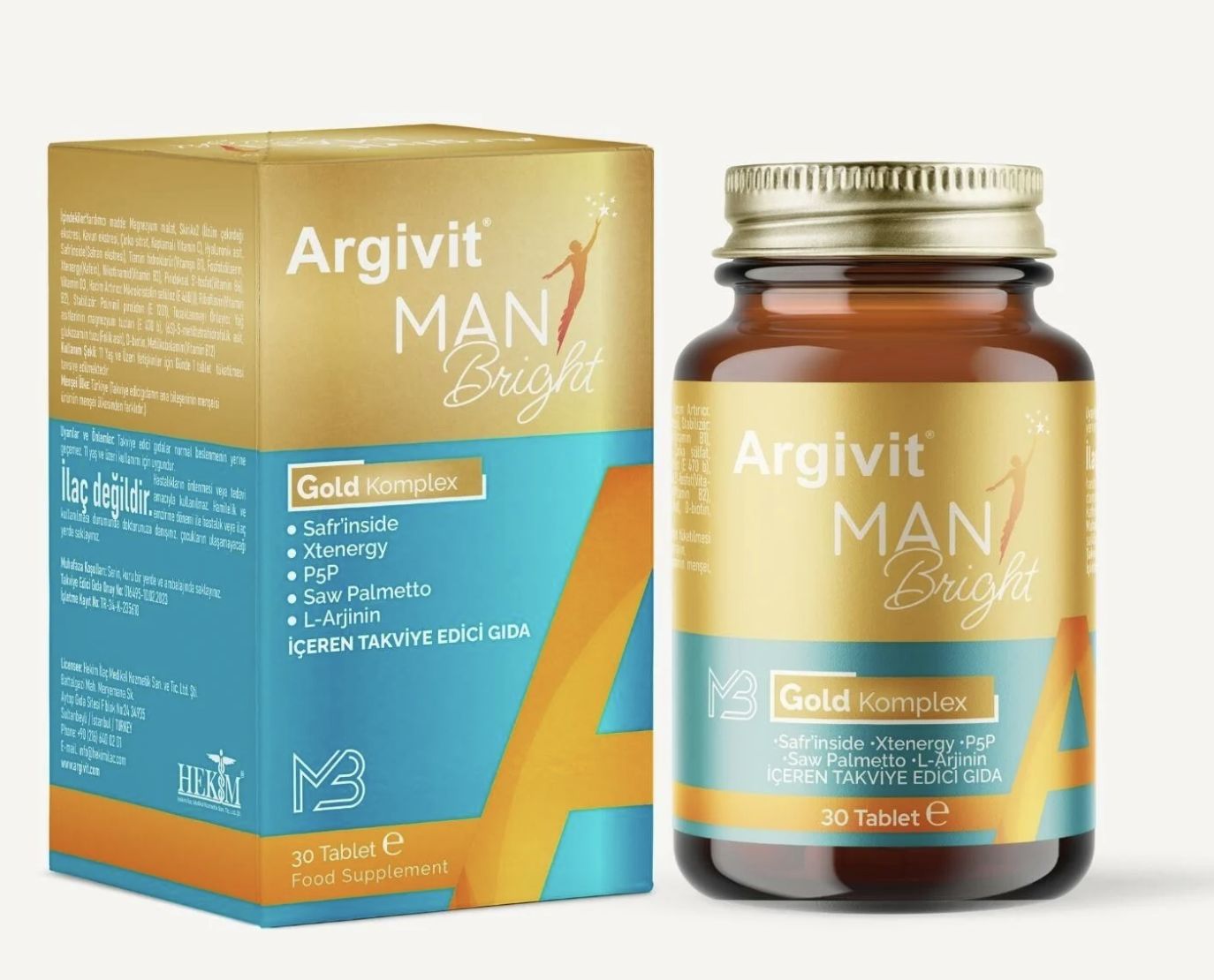 Argivit Man Bright 30 Tablet - eczanego.com